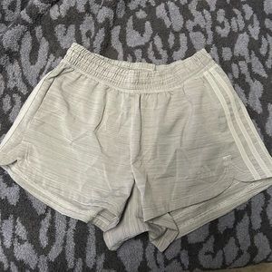 XS grey adidas running shorts